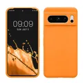 kwmobile Handyhülle für Google Pixel 8 Pro Hülle, für Pixel 8 Pro Case - Hülle Silikon - kabelloses Laden - Fruity Orange