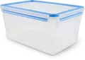 Emsa Frischhaltedose Clip & Close, Polyprophylen (PP), (2-tlg), 8 Liter, rechteckig, Clipbox, dicht, hygienisch, spülmaschinenfest