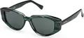 MaxMara MM0161 96N green horn 52/14/140 Damen Sonnenbrillen