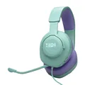 JBL Quantum 100M2 Kabelgebundenes Over-Ear Gaming Headset mit JBL QuantumSOUND Signature, 3,5-mm-Klinke, Multi-Plattform-Kompatibilität und abnehmbarem Mikrofon mit Stummschaltungsoption, Cyan