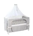 roba Roombed, Babybett 60x120 cm, Beistellbett zum Elternbett mit kompletter Ausstattung