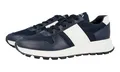 PRADA Leder Nylon Prax01 Sneaker - 4E3463 Olttemare Blau Weiss NEU -  9 43