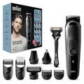 Braun MGK5380 9-in-1 MultiGrooming Kit Bart- & Haarschneider Grau Blau