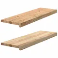 Treppenstufen Holzstufen Treppenauflage 80x30x2 Cm Massivholz Eiche
