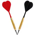 Karella Dartpfeile Softdarts PVC lose, 8271.01, mit Kunststoffspitze, 17g, 24 Stück