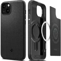 Handyhülle für iPhone 15 Spigen Case Cover Futeral Hülle Etui Tasche Schwarz