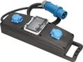 Stromverteiler Verteilerkasen CEE 230V 32A 3G6 auf 2x Schuko 230V 16A IP44