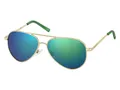 Sonnenbrille Kind Polaroid Authentic Pld 8015/n Gold Polarisiert J5g/K7