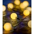 Kugel Lichterkette mit 180 warmweißen Lichtkugeln 17,9 m lang IP44 Innnen- und Außenbereich Partylichterkette Deko Weihnachten