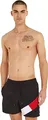 Tommy Hilfiger Herren Badeshorts Medium Drawstring Mittellang, Schwarz (Black), S