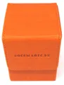 Docsmagic.de Premium Magnetic Flip Box (80) Orange + Deck Divider - MTG PKM YGO