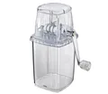 Cilio Cocktailglas Eis Ice Crusher Eiszerkleinerer mit Handkurbel cilio BASIC 202465, Material: Edelstahl, Kunststoff