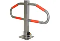 TRUTZHOLM Absperrpfosten Parkplatzsperre 47 x 73 cm Metall grau abschließ- und klappbar Poller (Stück, 1-tlg), 2 Schlüssel,47x73cm,Grundplatte:18x18cm,4kg