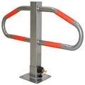 Parkplatzsperre Parkplatzbügel Parkbügel Stahl 47 x 73 cm Poller 3 Schlüssel