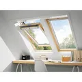 VELUX Holz Schwingfenster GGL  UK08 2070 weiß lack THERMO    Alu 134x140 Uw-Wert: 1,3
