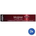 3x L’Oréal Paris Majirel 6.1 Farbe für Haar Dunkelbraun 50 ML