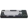 DARK PROJECT Aluminum Bushido Mechanische Gaming-Tastatur 80% TKL (US English) [ANSI] - Schwarz/Weiß