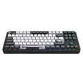 Dark Project ALU87B Bushido Mechanische Gaming-Tastatur | ANSI ENG | Hot-Swap | G3MS Moonstone Gefettete Schalter | Gefettete Stabilisatoren | Flex-Dichtungshalterung | Aluminium | TKL 80% | RGB