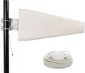 PremiumX LTE Antenne 3G 4G Mobiles Netzwerk Außenantenne Outdoor 10m Kabel