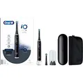 Oral-B Elektrische-Zahnbürste iO Series 6 Luxe, Black, 5 Putzmodi, Reiseetui & 2 Aufsteckbürsten