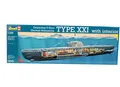 U-Boot Xxi Type W / Interieur Submarine 1:144 Kunststoff Modell Kit Revell
