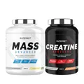 Superset Nutrition - Fortgeschrittenes Masseaufbauprogramm - Mass Advanced 2,5kg Cremige Vanille - Creatin Hardcore 1,5 Kg Ice Tea Pfirsich
