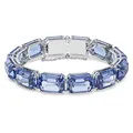 Swarovski Millenia Armband, Violetter, Rhodinierter Damenarmreif mit Strahlenden Swarovski Kristallen