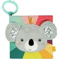 Fehn Motorikspielzeug 049176, Stoffbuch Koala, Aktivitätsspielzeug aus Stoff, ab 3 Monate