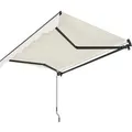 Juskys Gelenkarmmarkise 300 x 250 cm Beige