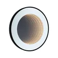 Paulmann 79561 LED Leuchtspiegel Miro IP44 Tunable White 70lm 230V 11,5W Spiegel, Schwarz matt