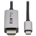 Tripp Lite Series USB-C to HDMI Active Adapter Cable M/M 8K60 Hz 4K 144Hz HDR 4:4:4 HDCP 2.3 Black 6ft