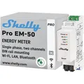 Shelly Stromzähler Pro EM-50, WLAN, digital, Wechselstromzähler, 1-phasig, für Hutschiene