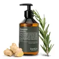 Jean & Len Feuchtigkeit Shampoo Rosemary & Ginger, für trockenes und sprödes Haar, mit Feuchtigkeitskomplex, würzig-frischer Duft von Rosmarin & Ingwer, ohne Parabene und Silikone, 300 ml
