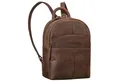 STILORD Cityrucksack "Elva" Kleiner Rucksack Damen Leder Daypack viele Fächer