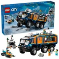 LEGO 60471 City Arktis-Truck mit Labor, 5 Polarforscher, 2 Polarwölfe mit Welpe
