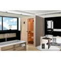 WEKA Massivholzsauna "VALIDA", BxHxT: 139 cm x 203,5 cm x 139 cm - braun