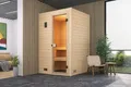 weka Sauna Valida, BxTxH: 139 x 139 x 203,5 cm, 38 mm, (Set) 4,5 kW-Ofen mit digitaler Steuerung