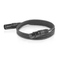 Mikrofonkabel Audio Kabel XLR 5m schwarz Verbindungskabel Musikkabel 3-Pin
