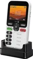 Doro Leva X10 Mobiltelefon mit 4 Speichertasten. Hilfsmittel für Sehbehinderte.