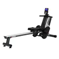 Rudergerät Pro Force | Tablethalterung | Aluminium-Schiene | Klappbar, Magnetbremse, Komfortsitz, 20 Trainingsprogramme inkl. 4 Herzfrequenz HAMMER 4541