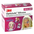 Opticlude 3M Silicone Disney Girls midi 5,3x7 cm Pflaster 100 St