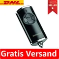 Handsender HSE 4 BS, Chrom-Kappen, 10m Reichweite, hochwertiger Garagentoröffner