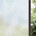Fensterfolie Sichtschutz Selbsthaftend Milchglasfolie Blumen 44,5x200 cm