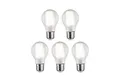 Paulmann LED-Leuchtmittel 5er Pack AGL 806lm 4000K matt 230V, E27, 5 St., Neutralweiß