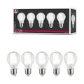 Paulmann 29091 Filament 230V LED Birne E27 5er-Pack 5x7W 5x806lm 60mm Matt Glas 4000K