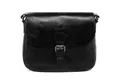 SID & VAIN Umhängetasche YALE Umhängetasche Cross-Body Bag echt Leder, Ledertasche Schultertasche Herren Damen Messenger Bag schwarz
