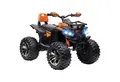 HOMCOM Elektro-Kinderquad Kinder Quad Elektro 12V Kinderquad mit Vorwärts-, Rückwärtsfunktion, Belastbarkeit 30 kg, (1-tlg), USB-Anschluss, MP3-Musikplayer, 3-8 km,h