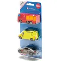 Siku 1819001, Notruf-Set Frankreich, Metall/Kunststoff, Multicolor, Spielzeug für Kinder, Spielkombination, Bewegliche Teile