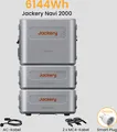 Balkonkraftwerk Speicher 6144Wh, Jackery Navi 2000 Speicher mit Integriertem Wechselrichter und Erweiterungsakku*2 für Balkonkraftwerk