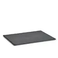 Zeller 24511 Servierplatte, eckig, Schiefer, ca. 40 x 30 x 0,4-0,6 cm